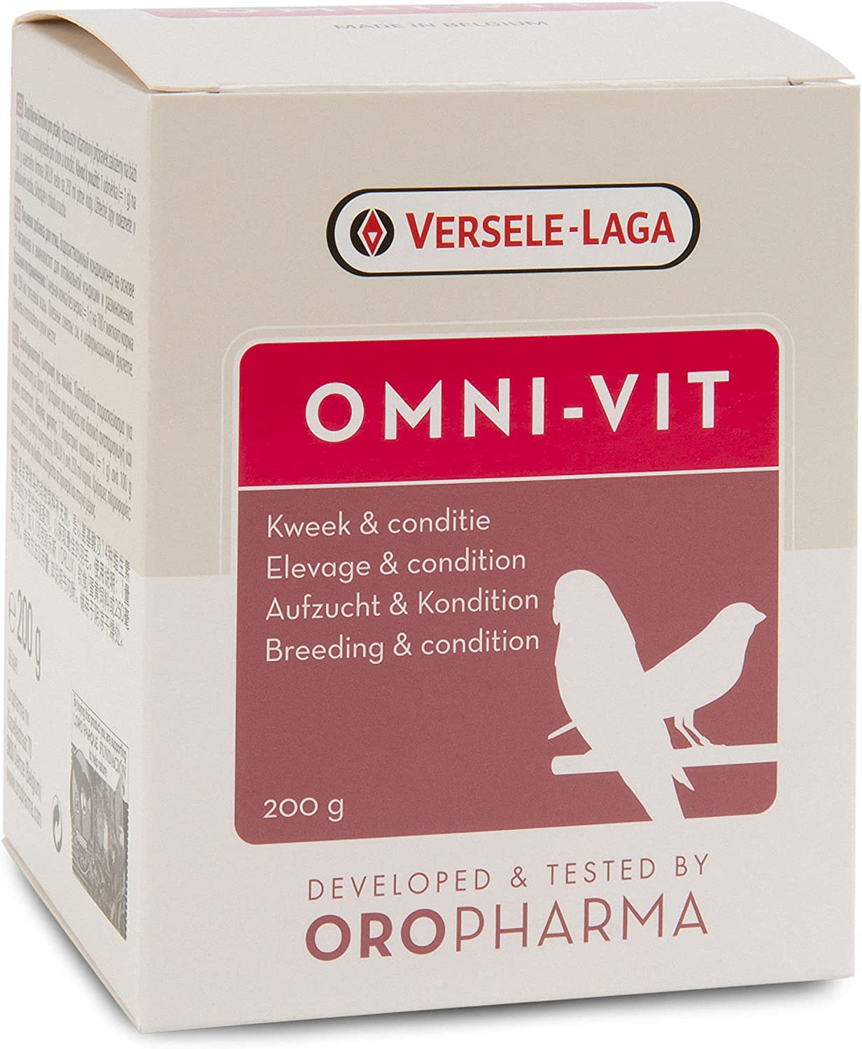 תוסף מולטי-ויטמינים לציפורים 200 גרם | Versele-Laga Oropharma Omni-Vit