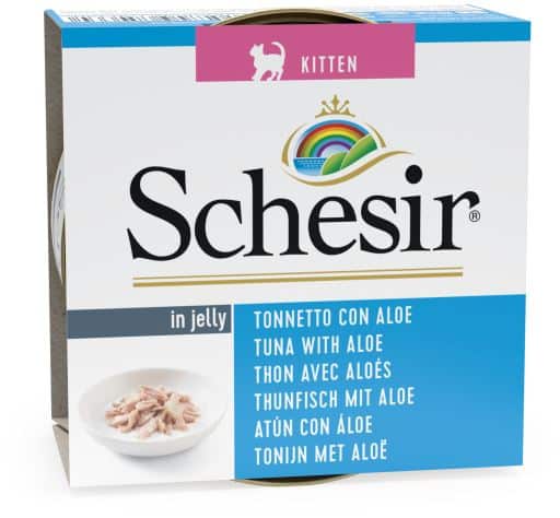 מעדן חתלתולים בטעם טונה עם אלוורה 85 גרם | Schesir Kitten Tuna with Aloe Vera