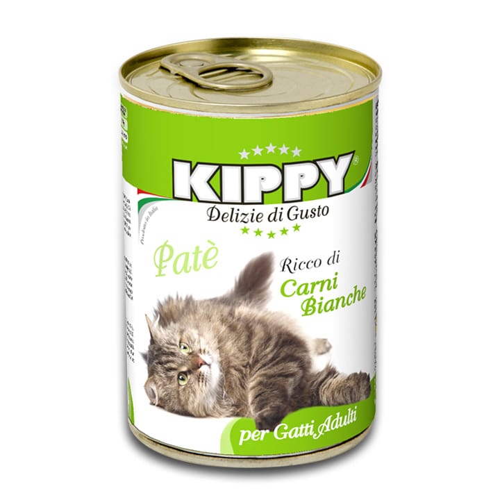 מעדן פטה לחתולים בטעם עוף וארנב 400 גרם | KIPPIY