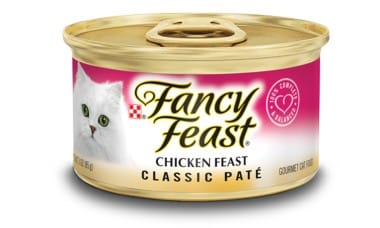 מזון רטוב לחתולים בוגרים בטעם פטה עוף 85 גרם | Fancy Feast