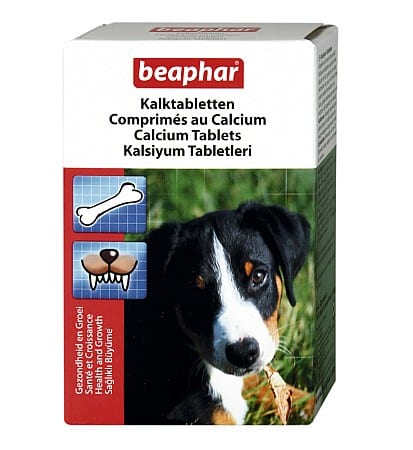 טבליות קלציום לכלבים 180 יח' | Beaphar Calcium Tablets