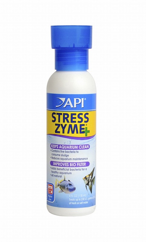 תוסף בקטריות חיות לאקווריום 118 מ"ל | API Stress Zyme