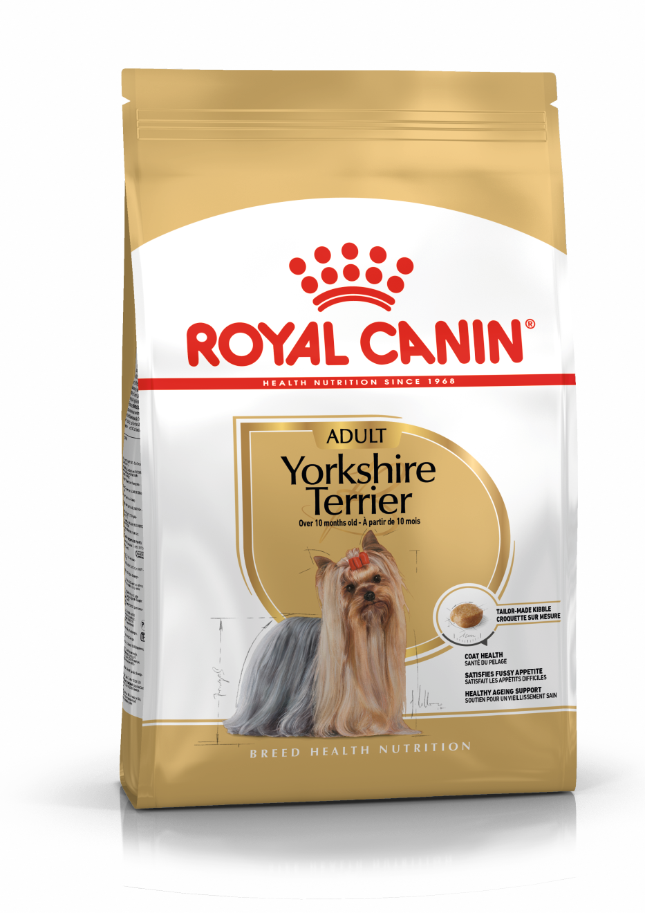 מזון יבש לכלבים בוגרים מגזע יורקשייר 3 ק"ג | Royal Canin Yorkshire Terrier Adult - רויאל קנין - Royal Canin