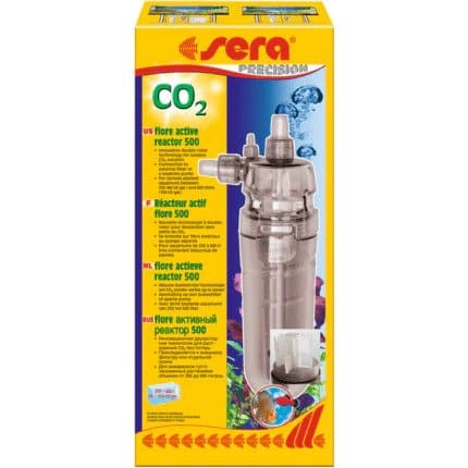 ריאקטור CO₂ פעיל לאקווריום מים מתוקים 500 | Sera Flore CO₂ Active Reactor 500