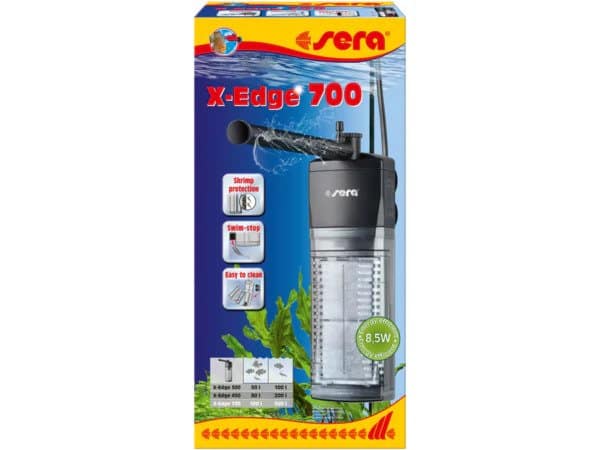 פילטר פנימי פינתי לאקווריום עד 300 ליטר | Sera X-Edge 700