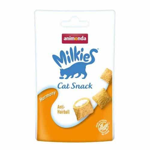 חטיף חלבי לחתולים למניעת כדורי שיער 30 גרם | Animonda Milkies Hairball