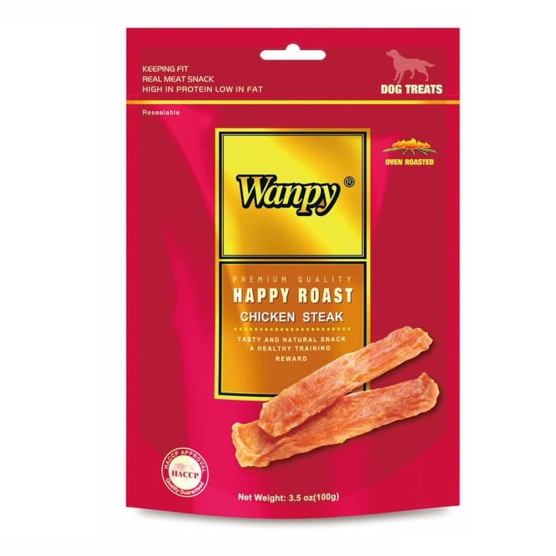חטיף סטייק ג'רקי לכלבים 100 גרם | Wanpy