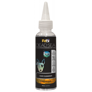 נוזל לניקוי אוזניים לכלבים וחתולים 100 מ"ל | PetEx Ear Cleanser