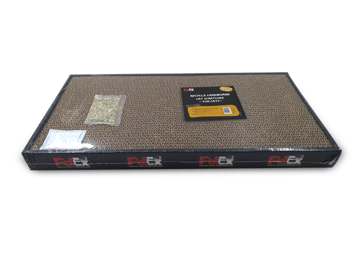 מגרדת קרטון לחתולים בגודל 47x23x4 ס"מ | PetEx