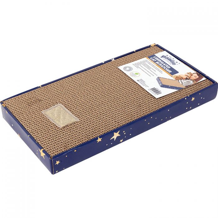 משטח גירוד לחתול 18.5×9 ס"מ עם קטניפ | Pawise Cat Scratching Pad