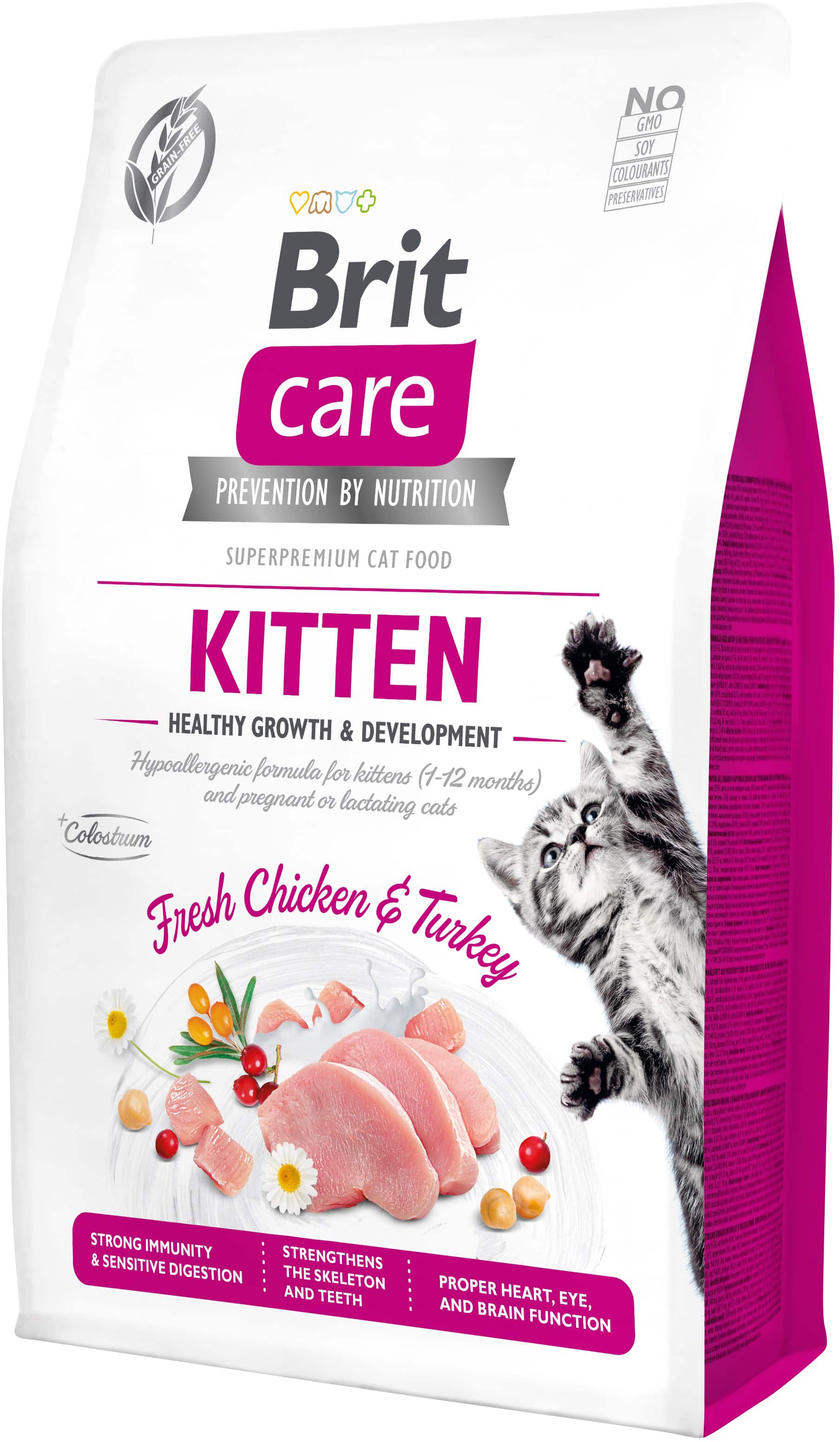 מזון יבש לגורי חתולים 7 ק"ג | BRIT Care Kitten