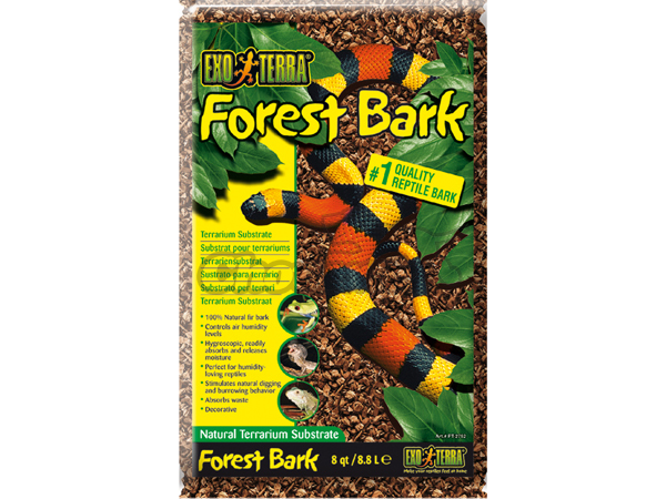 מצע קליפת עץ לטרריום טרופי 8.8 ליטר | Exo Terra Forest Bark