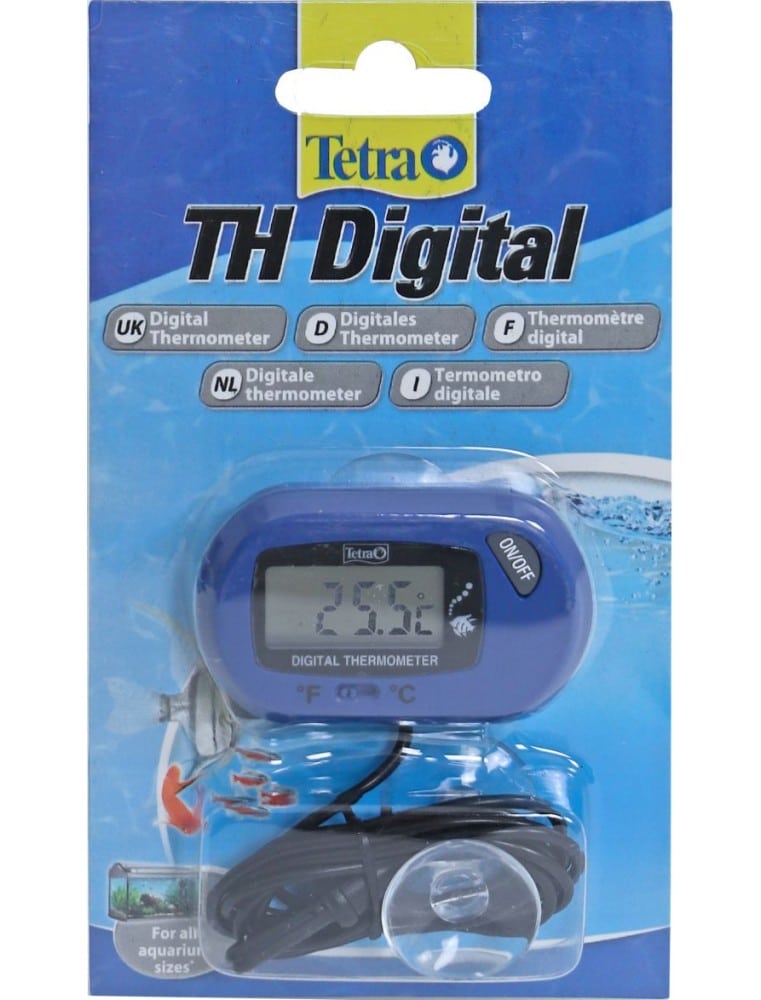 מדחום דיגיטלי לאקווריום עם כבל באורך 95 ס"מ | Tetra TH Digital Aquarium Thermometer