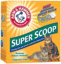 חול מתגבש לחתולים 9 ק"ג | Arm & Hammer Super Scoop