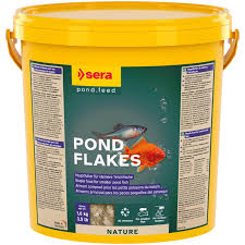 מזון דפדפים צף לדגי בריכה קטנים 1.7 ק"ג | Sera Pond Flakes Nature