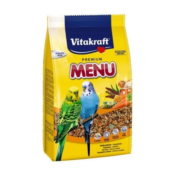 מזון יבש לתוכונים 1 ק"ג | Vitakraft Menu Food for Budgies