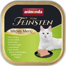 מעדן פטה לחתולים בוגרים בעם הודו 100 גרם | Animonda Vom Feinsten Adult Turkey