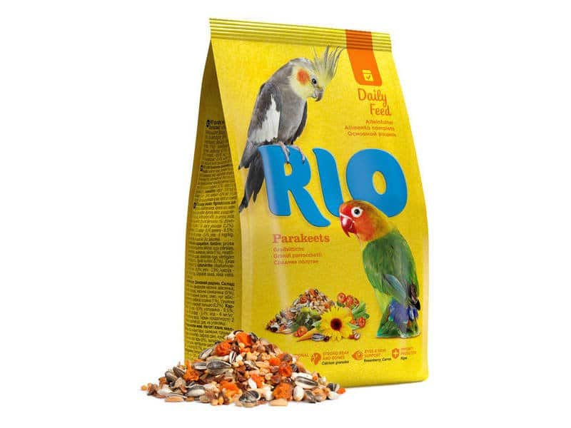 מזון מלא לציפורי אהבה וקוקטיילים 1 ק"ג | RIO