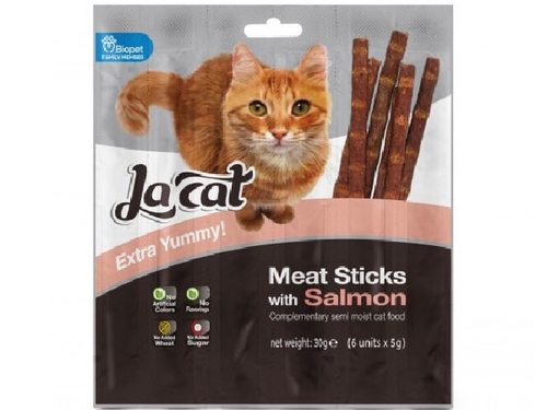 חטיף מקלות בשר עם סלמון לחתולים 30 גרם | La Cat