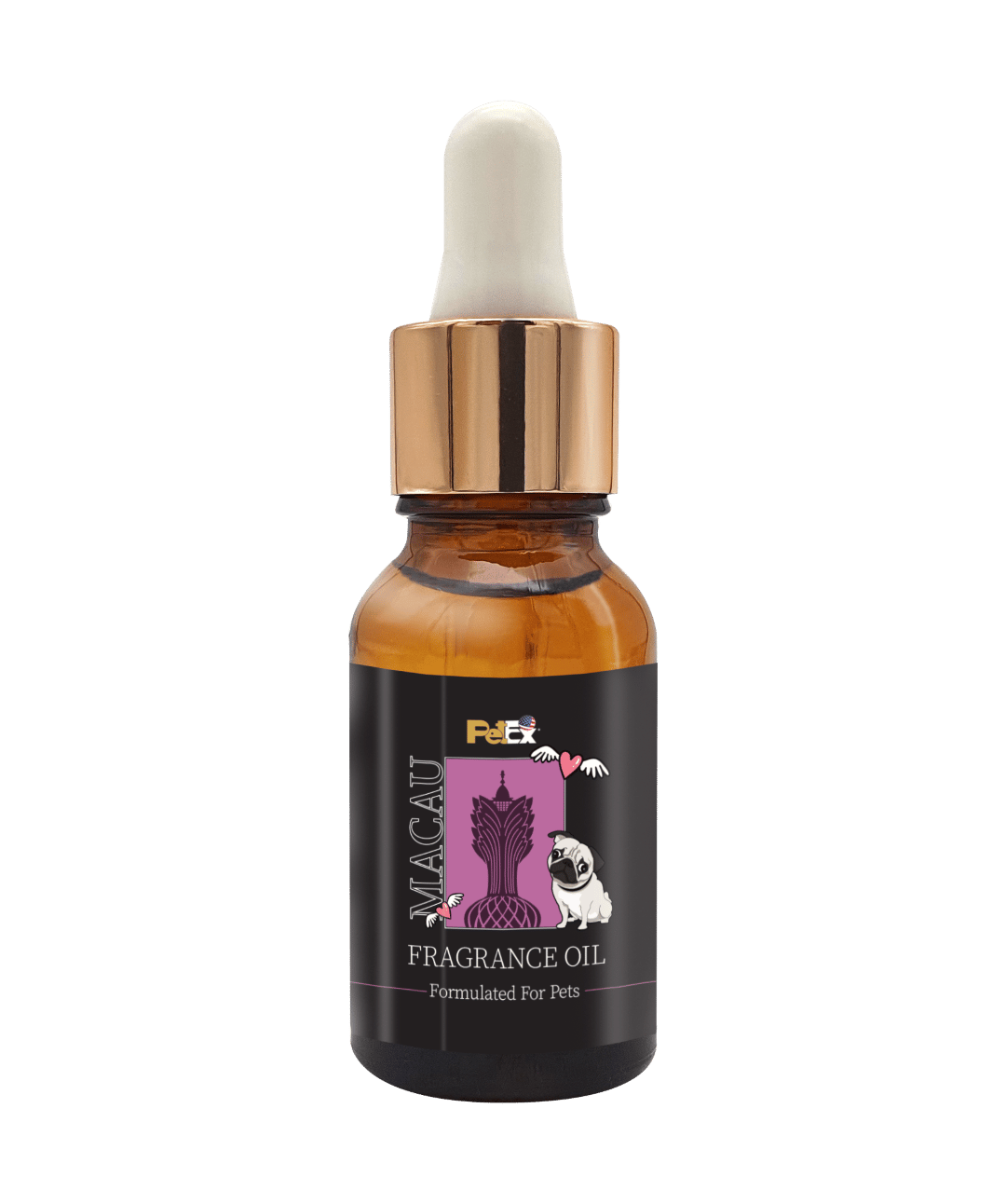 שמן בושם לכלבים 15 מ"ל | PetEx Macau Fragrance Oil