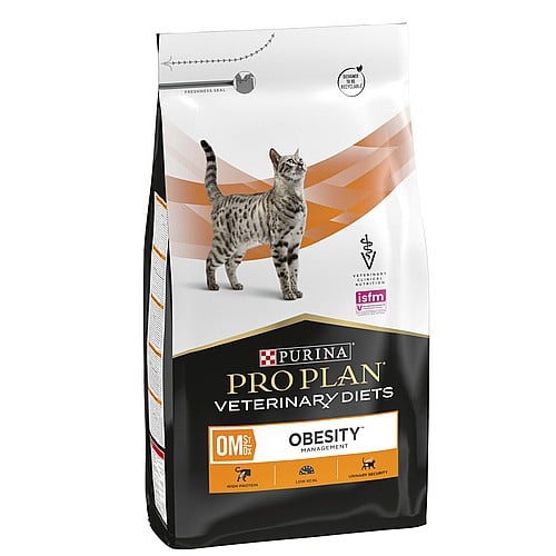 מזון יבש רפואי לחתולים עם עודף משקל 5 ק"ג | Pro Plan Veterinary Diets OM Obesity Management