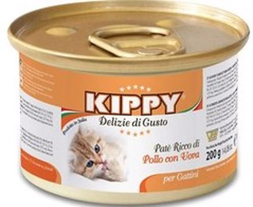 מעדן פטה עוף וביצים לגורי חתולים 85 גרם | KIPPY
