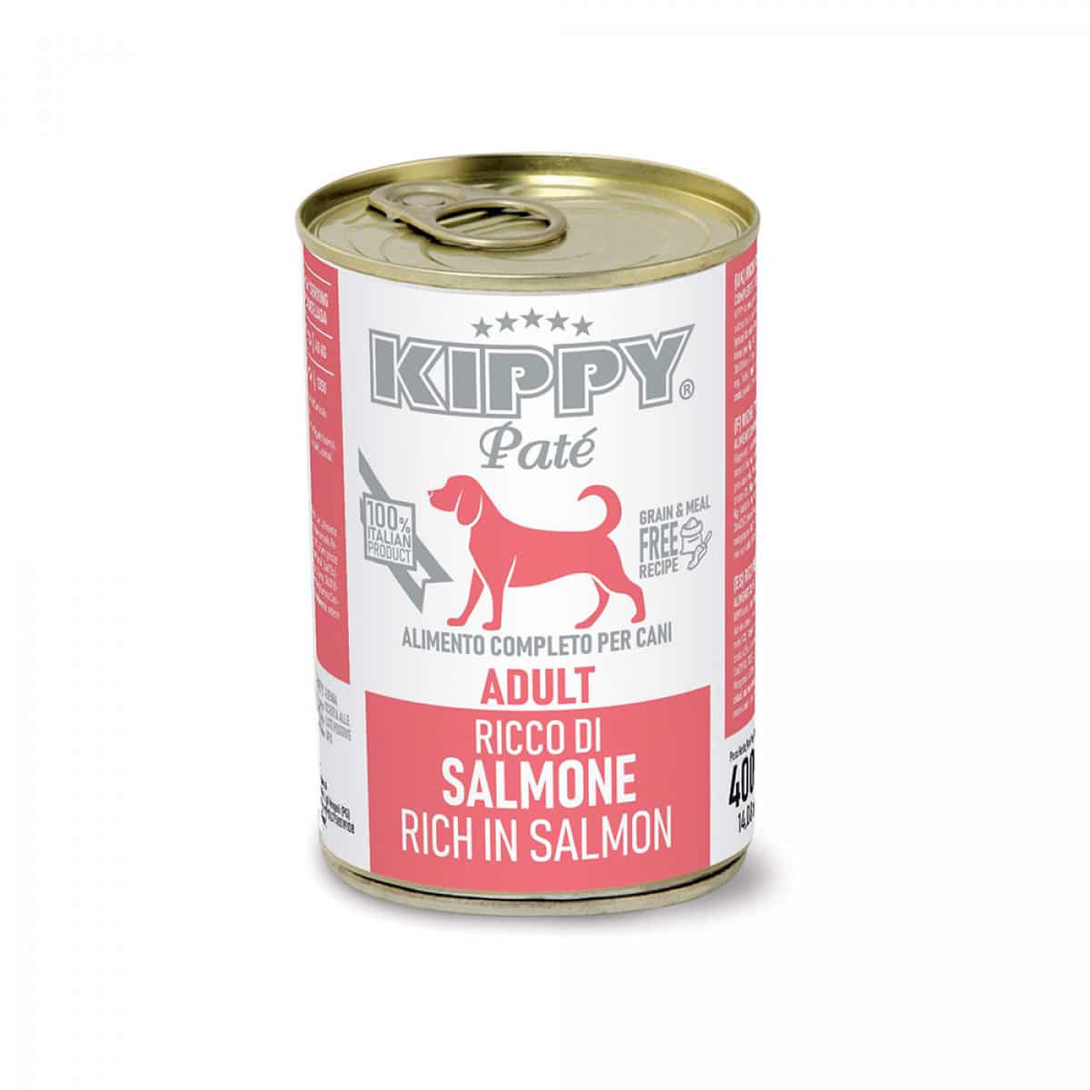 מעדן פטה סלמון לכלבים 400 גרם | KIPPI Salmone Pate