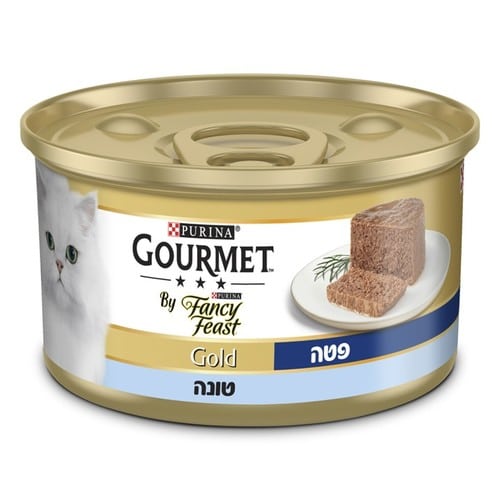 מעדן רטוב לחתולים בוגרים בטעם פטה טונה 85 גרם | Fancy Feast Gourmet Pâté with Tuna