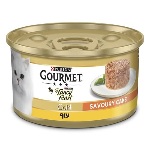 מזון לח לחתולים בוגרים בטעם עוף 85 גרם | Gourmet Gold Fancy Feast