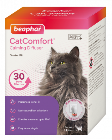 דיפיוזר להרגעת חתולים 48 מ"ל | Beaphar CatComfort Calming Diffuser