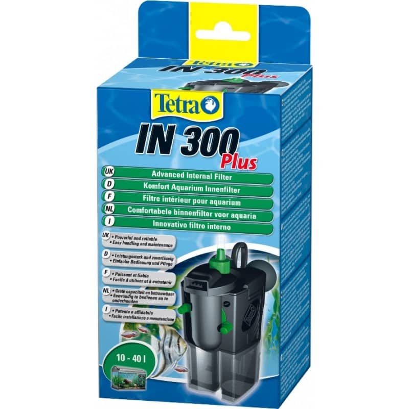 פילטר פנימי לאקווריום עד 40 ליטר | Tetra IN 300 Plus