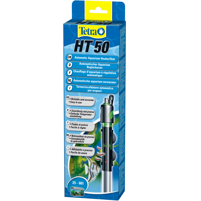 גוף חימום לאקווריום 50 וואט | Tetra HT 50