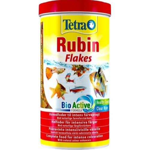 מזון פתיתים לדגים טרופיים 1 ליטר | Tetra Rubin Flakes
