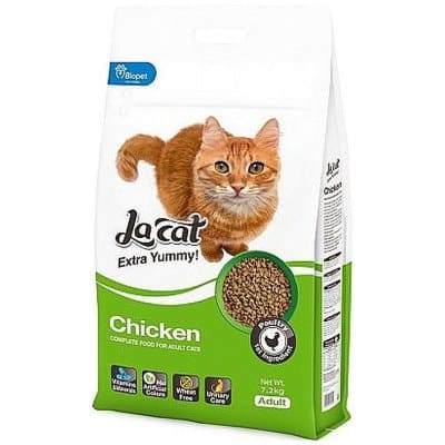 מזון יבש לחתולים בוגרים בטעם עוף 15 ק"ג | La Cat Chicken