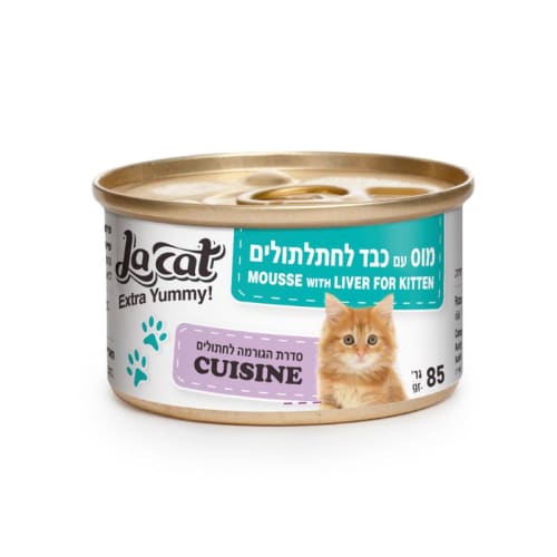 מעדן מוס כבד לחתלתולים 85 גרם | La Cat