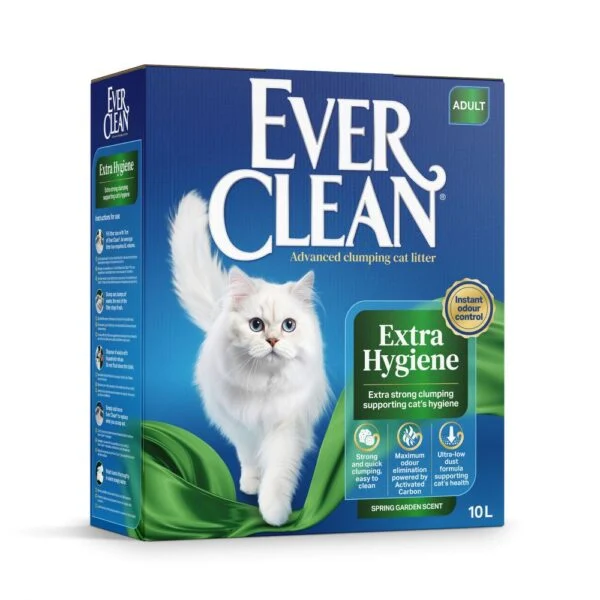 חול מתגבש לחתולים בניחוח פרחי אביב 10 ליטר | Ever Clean Spring Garden