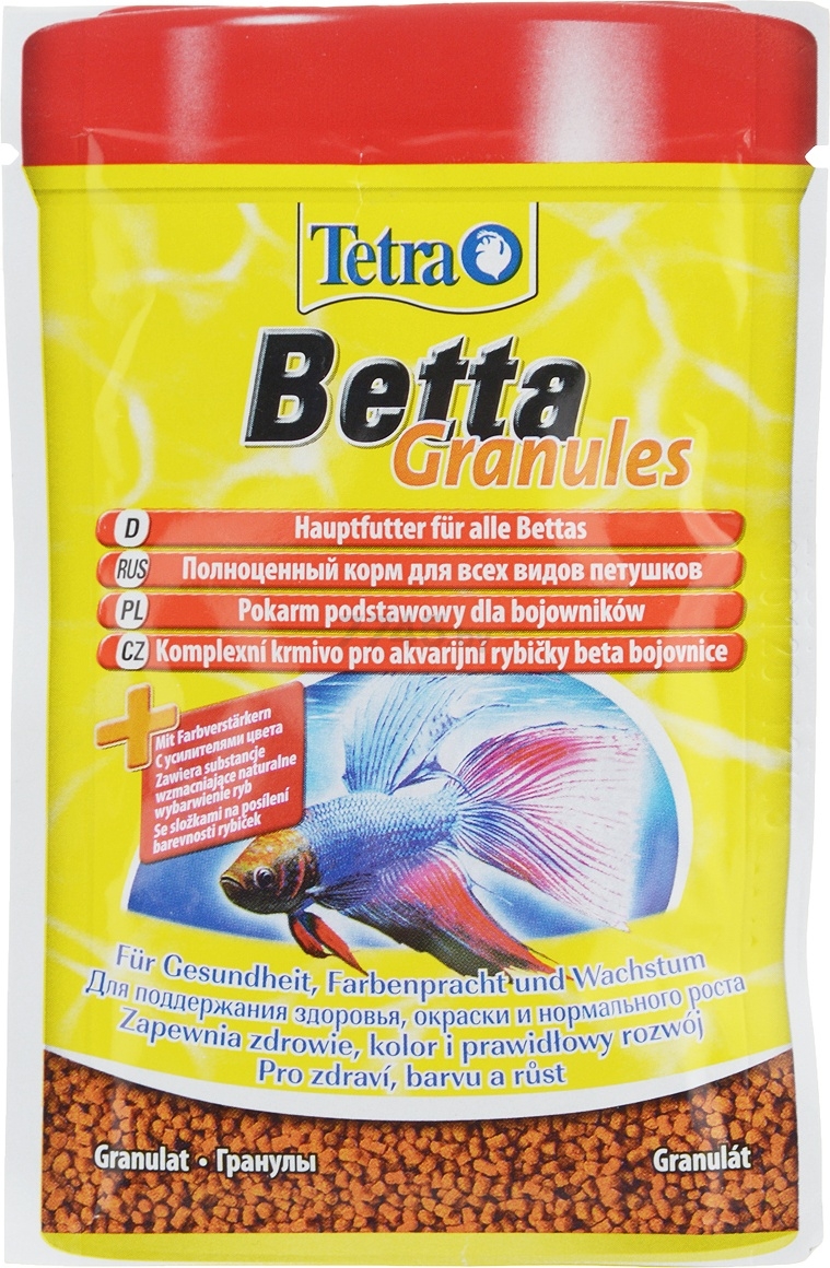 מזון גרגרי לדגי קרב 15 גרם | Tetra Betta Granules