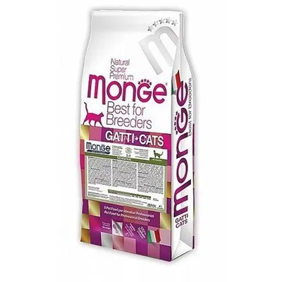 מזון יבש לחתולים בוגרים 10 ק"ג | Monge Adult Sensitive Chicken