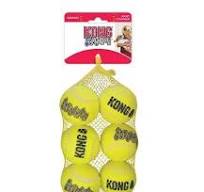 שישיית כדורי טניס סקוויקר M לכלבים | KONG SqueakAir Medium 6-Pack