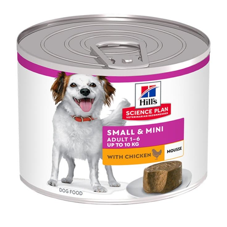 מזון רטוב לכלבים בוגרים מגזע קטן 220 גרם | Hill's Science Plan Adult Small & Mini Chicken