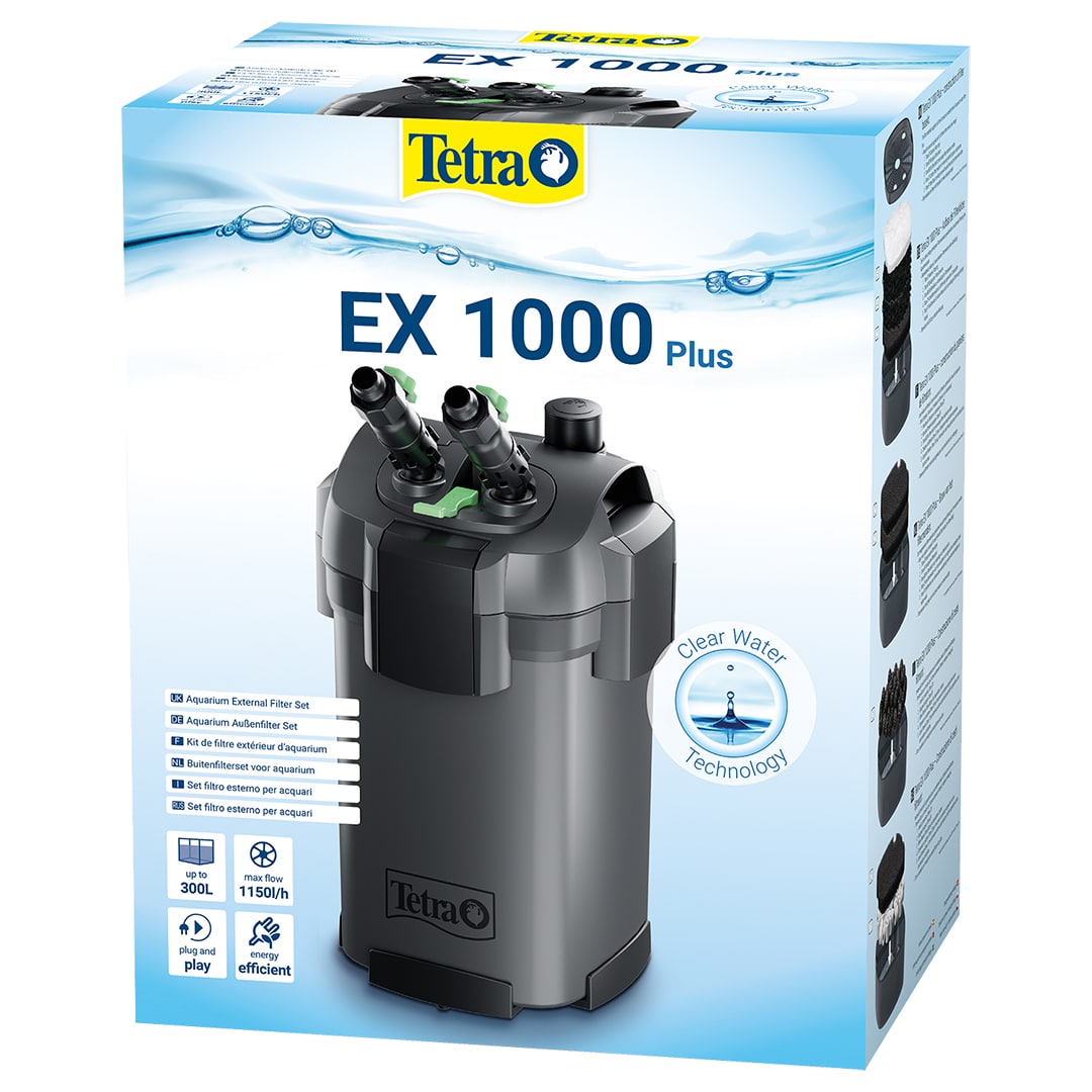 פילטר חיצוני לאקווריום עד 300 ליטר | Tetra EX 1000 Plus