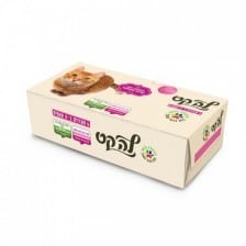 מעדן פטה לחתולים בטעמים סלמון ועוף 400 גרם | La Cat
