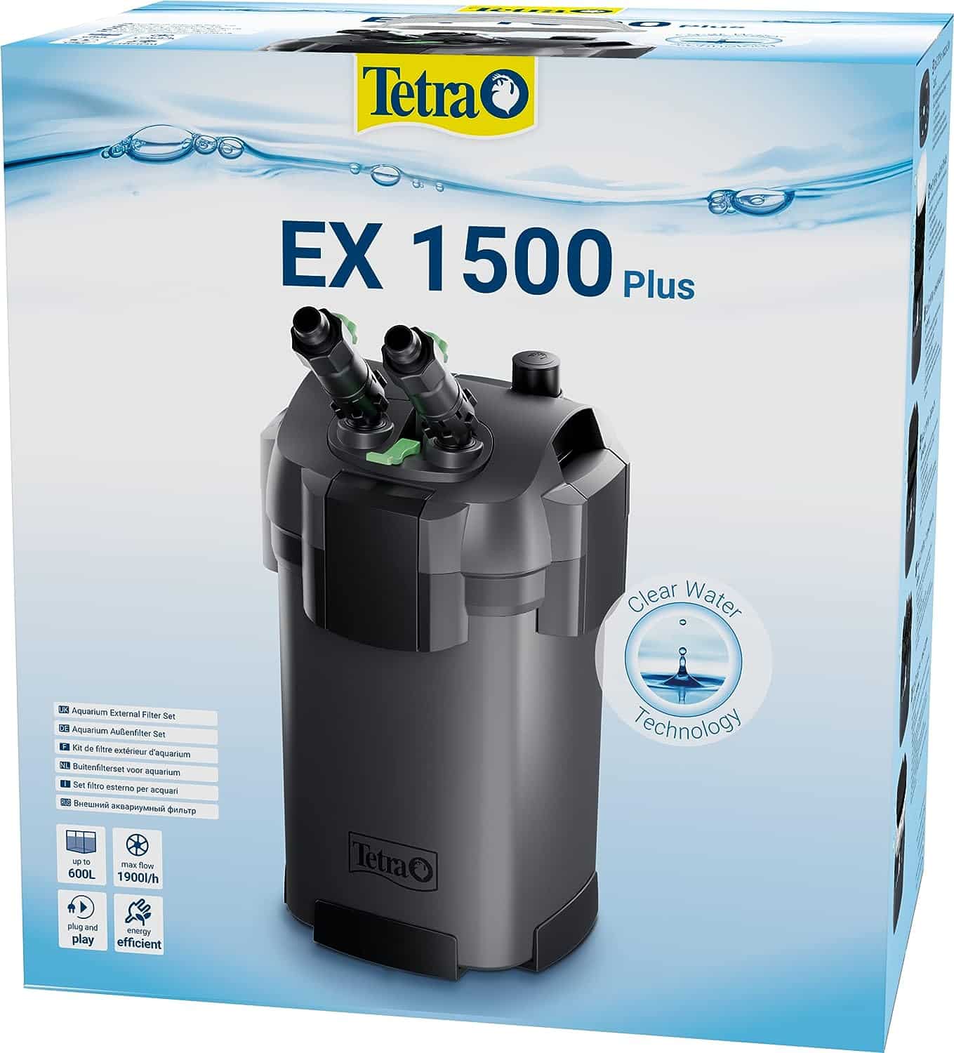 פילטר חיצוני לאקווריום עד 600 ליטר | Tetra EX 1500 Plus