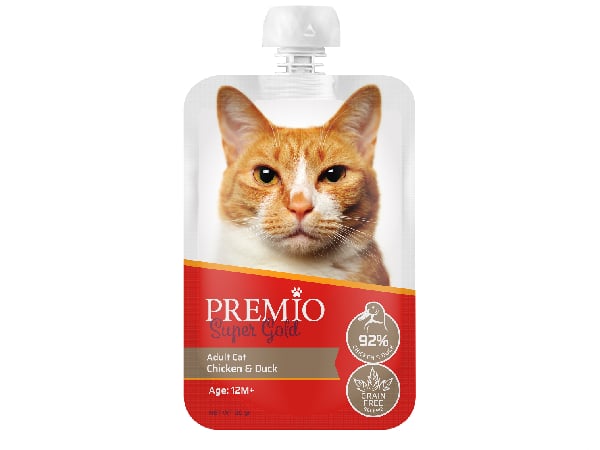 חטיף נוזלי לחתולים בוגרים 90 גרם | Premio