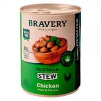 מזון רטוב לכלבים בוגרים תבשיל עוף 400 גרם | BRAVERY
