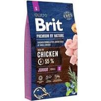 מזון יבש לגורי כלבים מגזע קטן 8 ק"ג | Brit Premium Junior Small