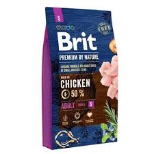 מזון יבש לכלבים בוגרים מגזע קטן 8 ק"ג | Brit Premium Adult Small