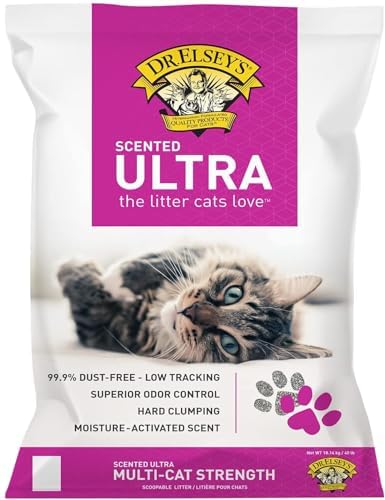 חול חתולים מתגבש מבושם 9.1 ק"ג | Dr. Elsey's Ultra Scented Cat Litter - דר אלסיס - Dr. Elseys