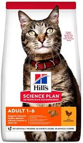 מזון יבש לחתולים בוגרים 300 גרם | Hill's Science Plan Adult Cat Food with Chicken
