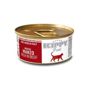 מעדן פטה בקר לחתולים בוגרים 85 גרם | KIPPY